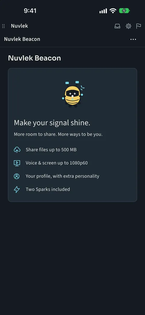 Nuvlek Beacon sa iPhone